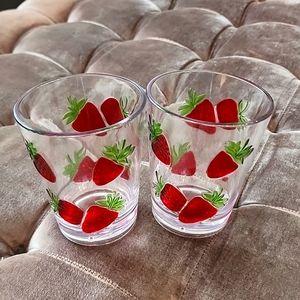 🍓 Strawberry cups set